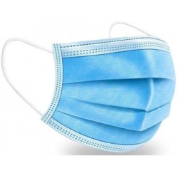 Mascarilla 3 pliegues desechable